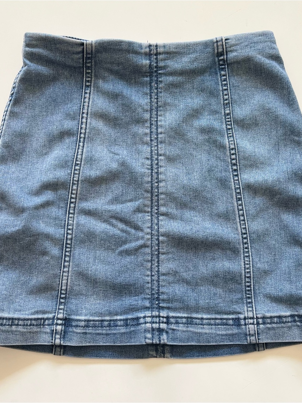 Free People Modern Femme Denim Medium Wash Mini Skirt Women's Size 2